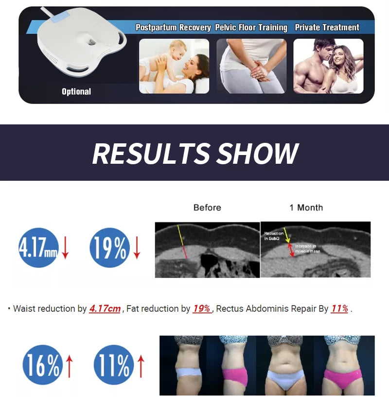 Professional EMSZERO Sculpting NEO RF Machine EMS Body Slimming HI-EMT PRO Muscle Stimulation Fat Removal
