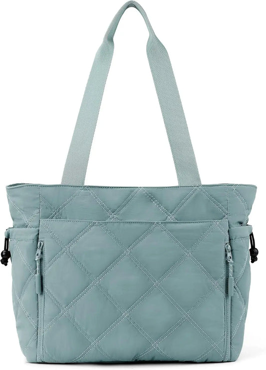 Women's Lightweight Waterproof Tote Bag for Work, Travel, Beach, Nurse Use