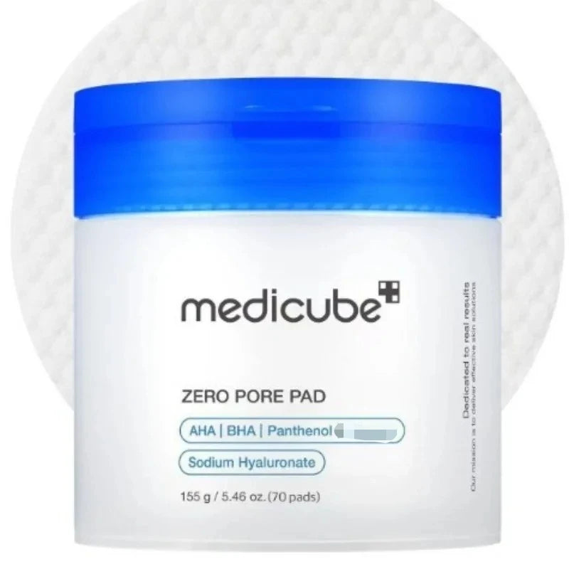 Lactic Acid Moisturizing Facial Care Cotton Pads Pore Cleansing Pads Facial Toning and Exfoliating Cleaning Cotton Pads