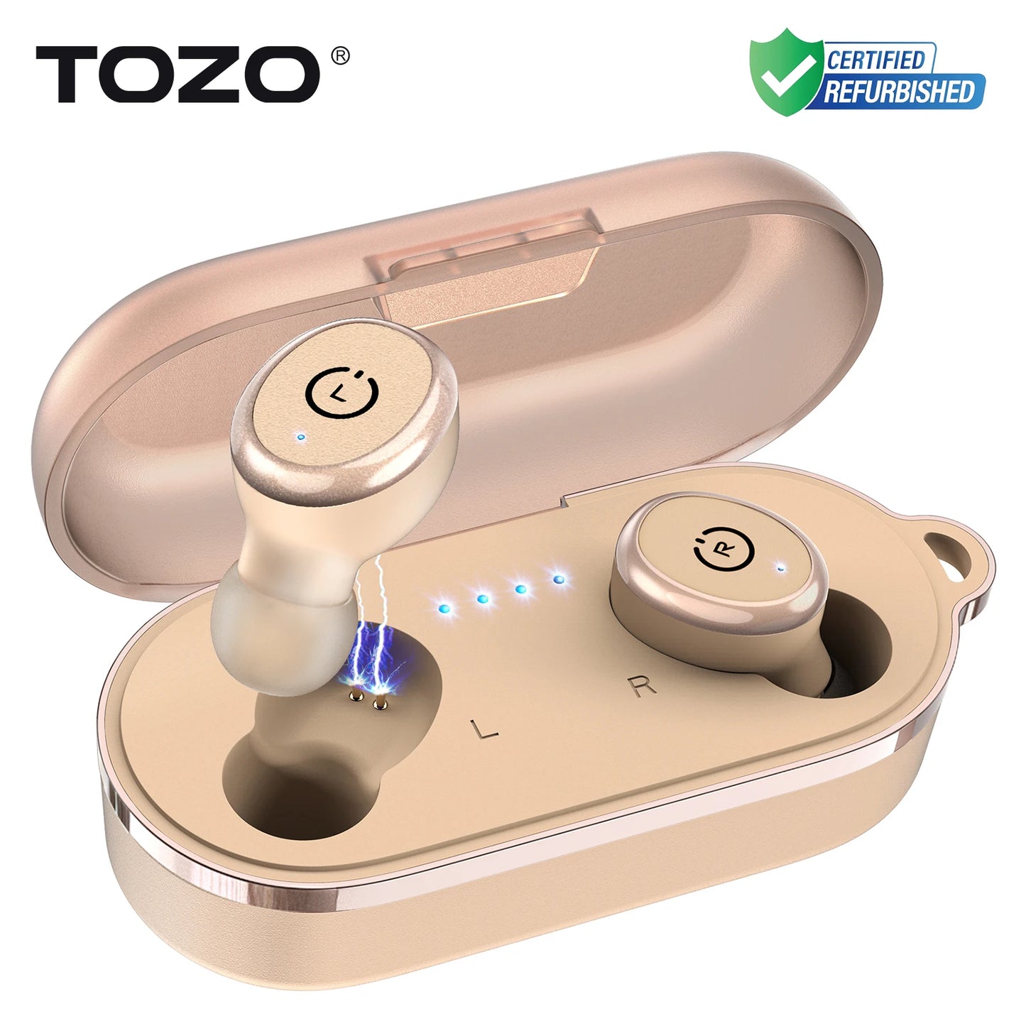 Refurbished TOZO TWS Earbuds AI Translate In Ear Bluetooth 5.3 Earphones with Mic ENC Touch Control  32 Preset EQs Support APP