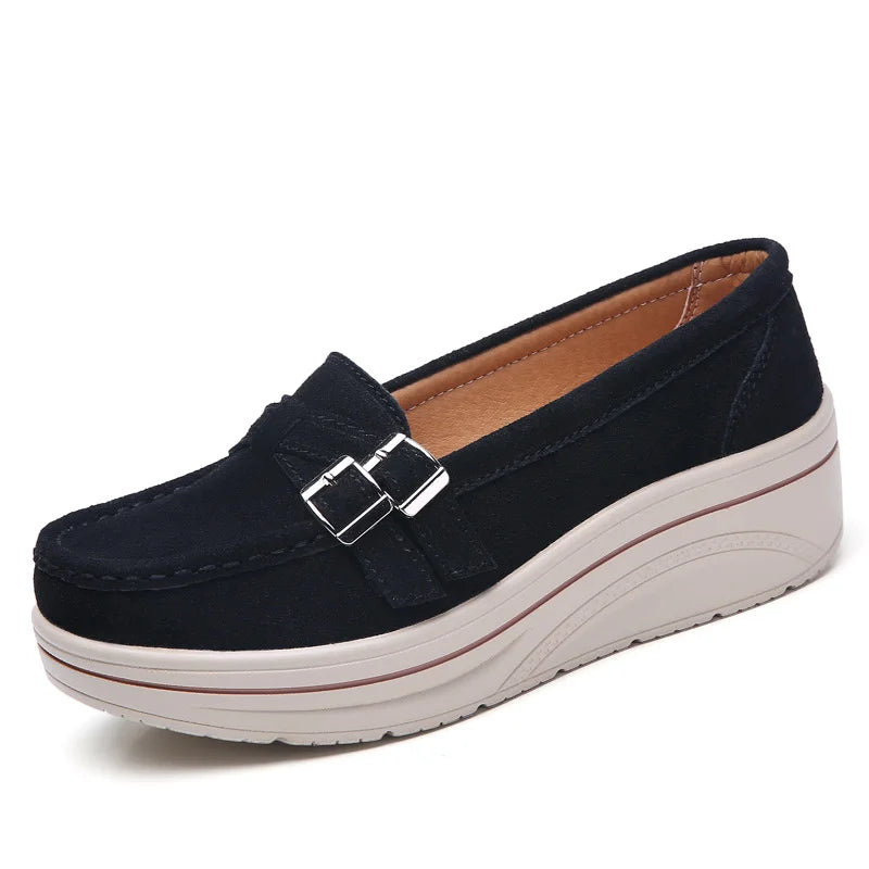 New women's loafers comfortable lightweight non-slip women spring and autumn casual flat shoes walking large size