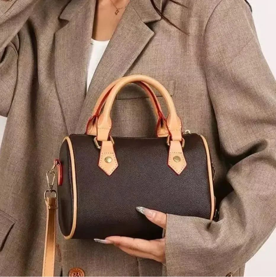 Designers bag handbags CrossBody Fashion Pillow bags Leather High Quality Totes Vintage Printed retro style Leisure business Bag
