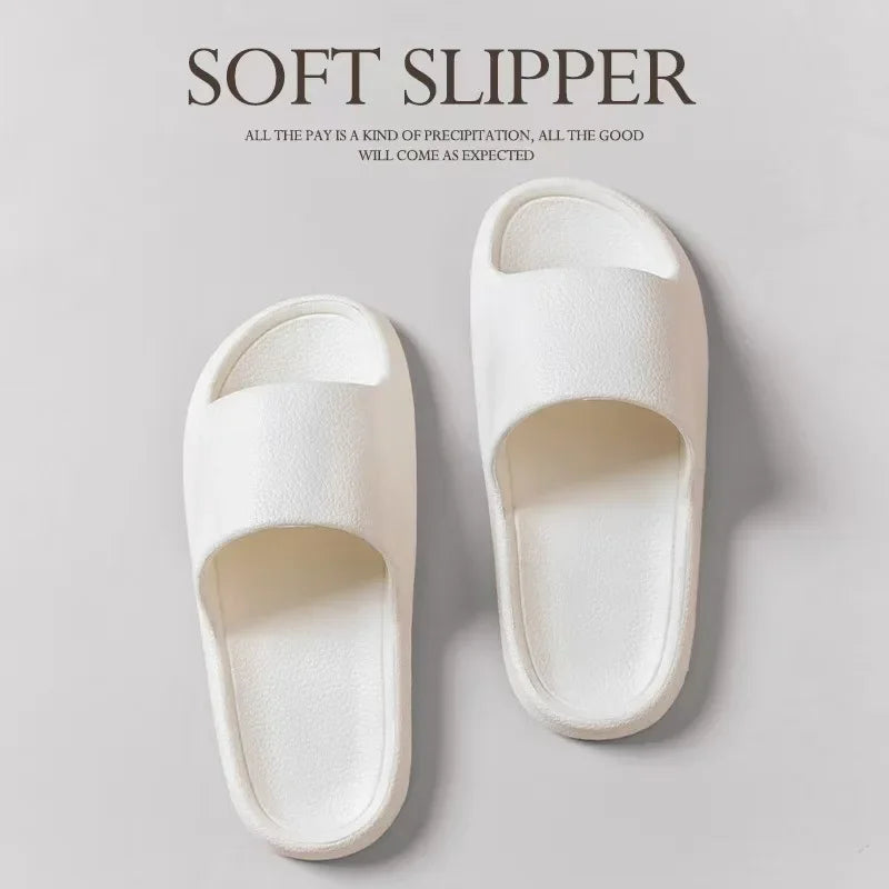 EVA Men Sandals Flip Flops Man Slippers Solid Color Simple Non-slip Soft Sole Comfortable Shower Slippers Outdoor Couple Shoes