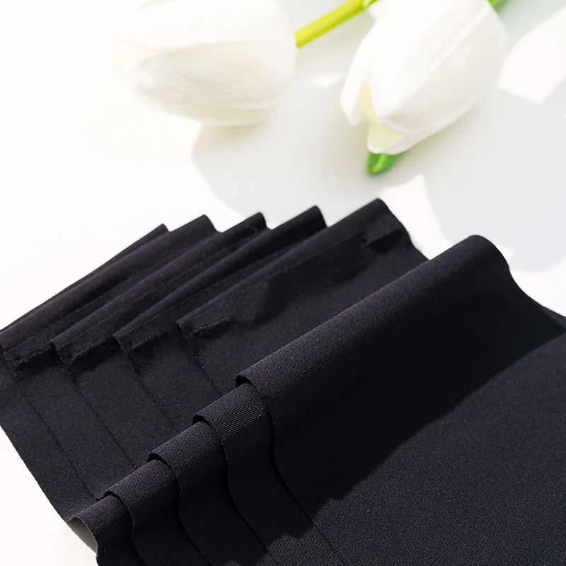 10PCS/Set Women's Panties Black Female Thongs Sexy Lingerie Breathable Underwear Sports Comfortable G-Strings Seamles Panty
