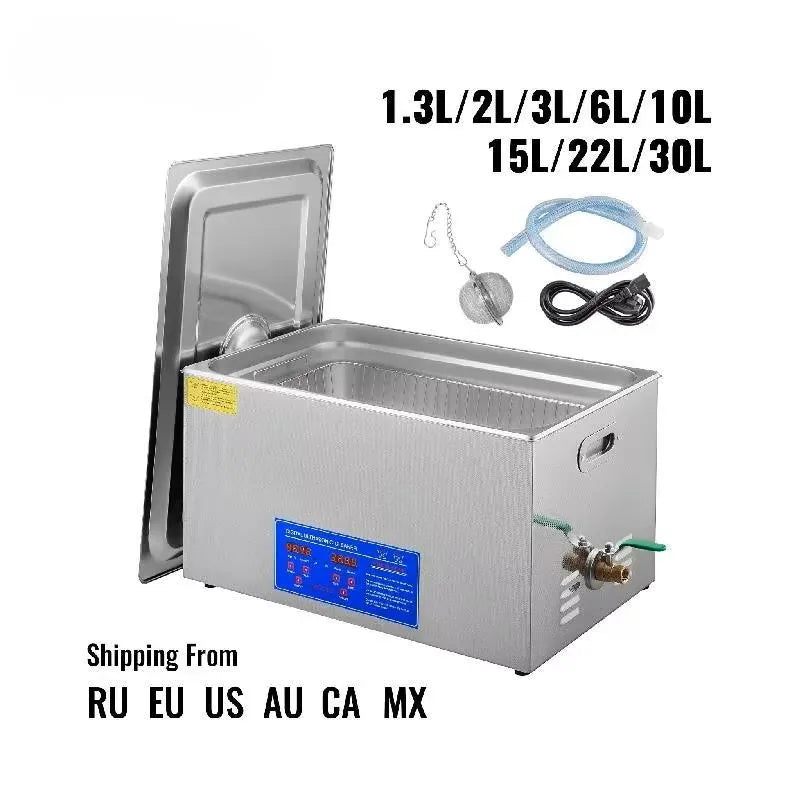 SucceBuy 6L Ultrasonic Cleaner Lave-Dishes Portable Washing Machine Dishwasher Digital Ultrasound Bath Home Clean Appliances