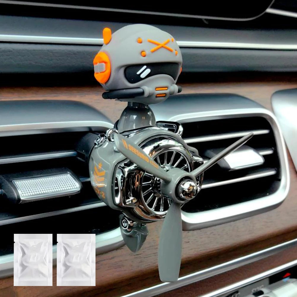 Airplane Pilot Car Fresheners Vent Clip Air Outlet Aromatherapy Ornament Aroma Car Diffuser Gifts for Him Her Friends Families