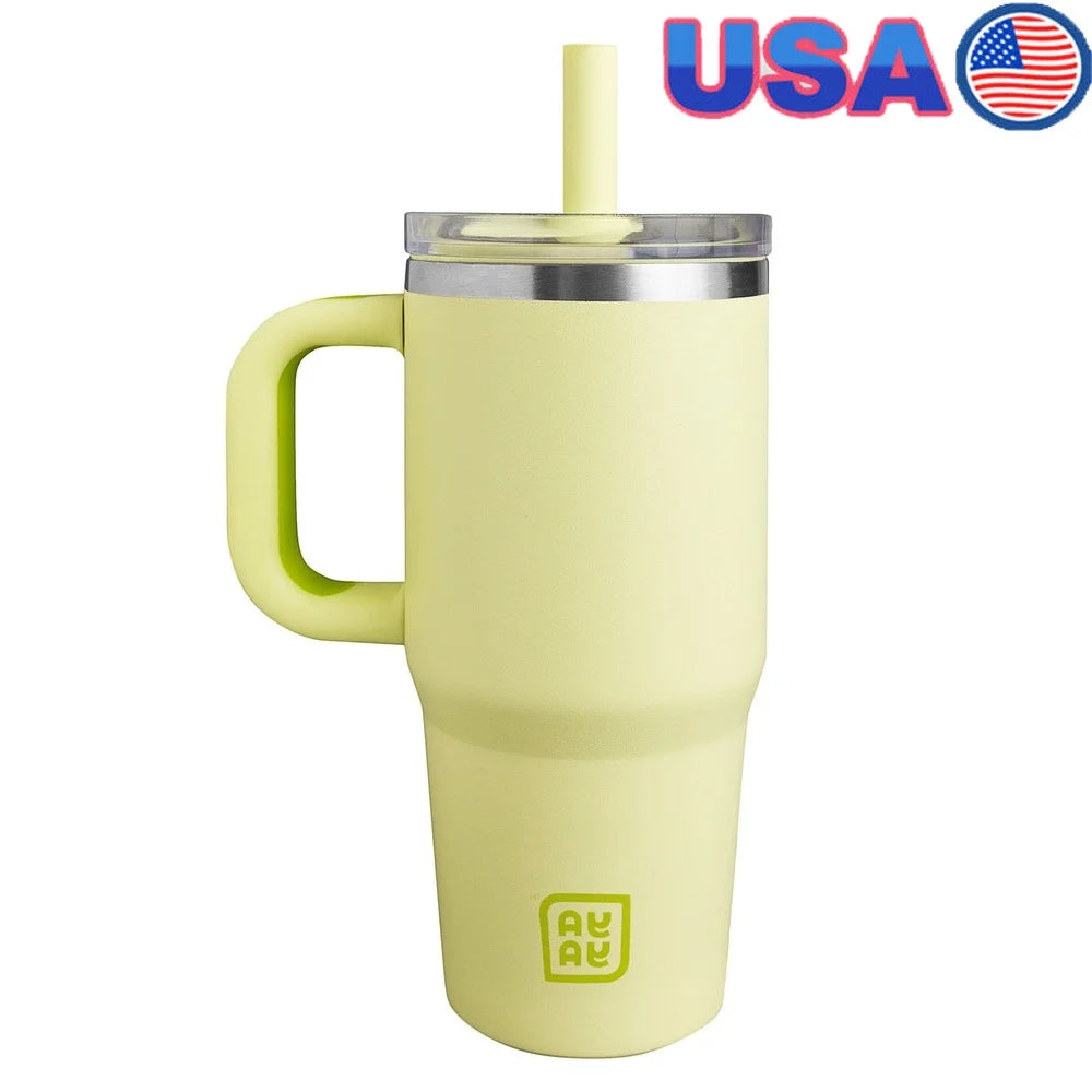 My First Travel Tumbler Toddlers 3  with Reusable Straw and Spill-Safe Lid 12oz Yellow