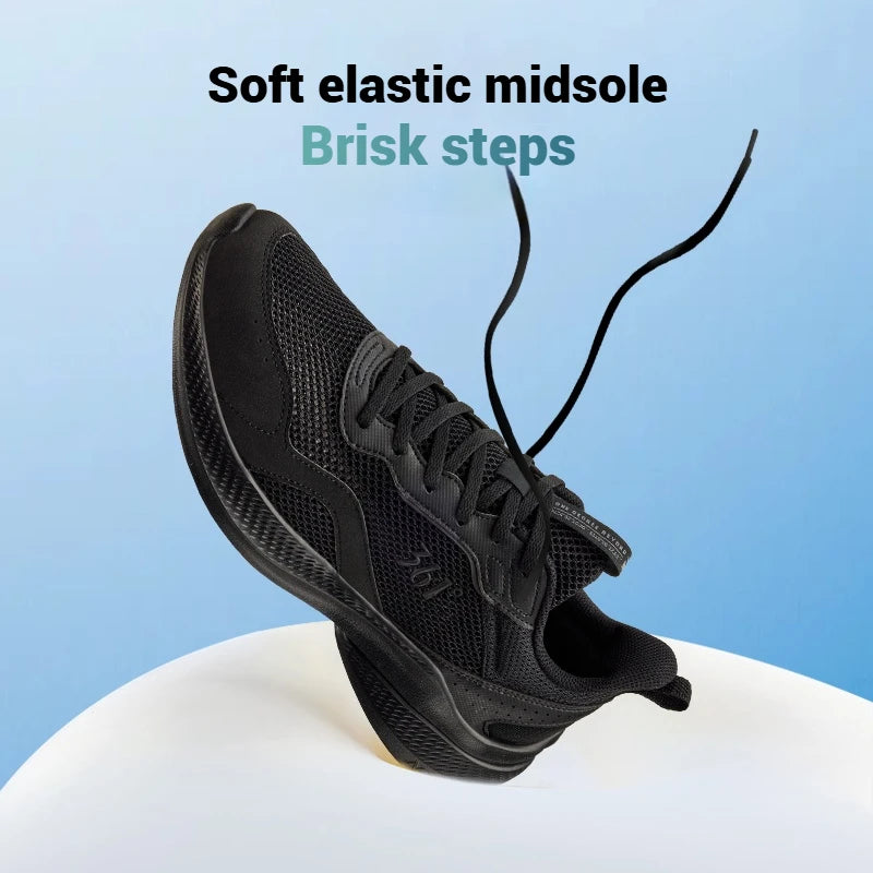 361 Degrees Men's Running Shoes Mesh Comfortable Lightweight Rebound Airy Wear-resistant Grippy Jogging Male Sneakers 672522217