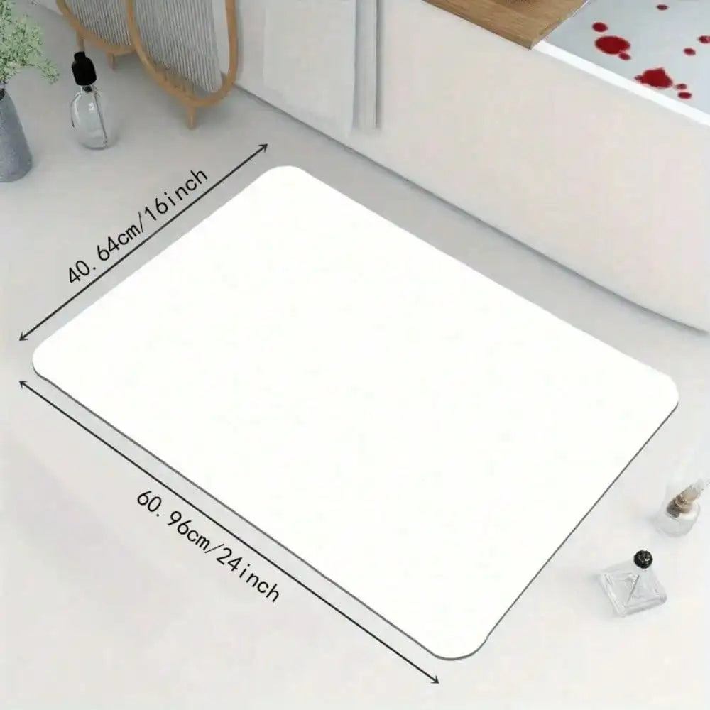 1pc Farmhouse Doormat Bless This Home Welcome Mat Non-Slip Absorbent Bathroom Rug Rustic Wood Print Inspirational Quote Mat