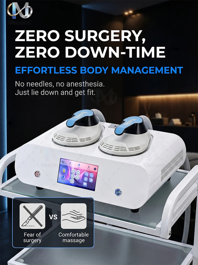 Non-invasive EMS Professional Body Shaping Machine 200Hz 15T Muscle Stimulation Fat Burning Slimming Tool for Home Use Choose