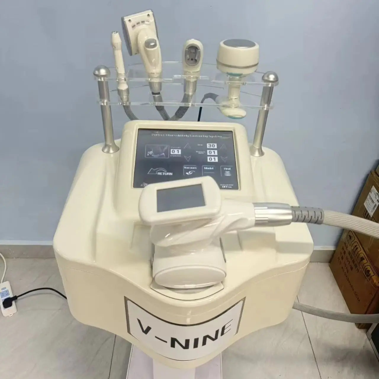 NEW V9 Vela Body Weight Loss Vacuum 80K Cavitation Slimming Roller Shaping Massage Machine Frozen Fat Removal Facial Lift