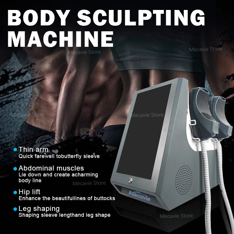 Weight Burn Fat Full Removal Body Slimming Body Muscle Training Machine Newest 6500w Upgraded System RF Fat Burning Slimming