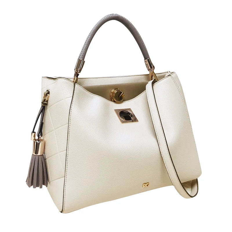 PG Designer Women's Tote Bag Cutout Metal Design Women's Tote Bag Luxury High Quality Fashion Niche Brand Women's Handbag