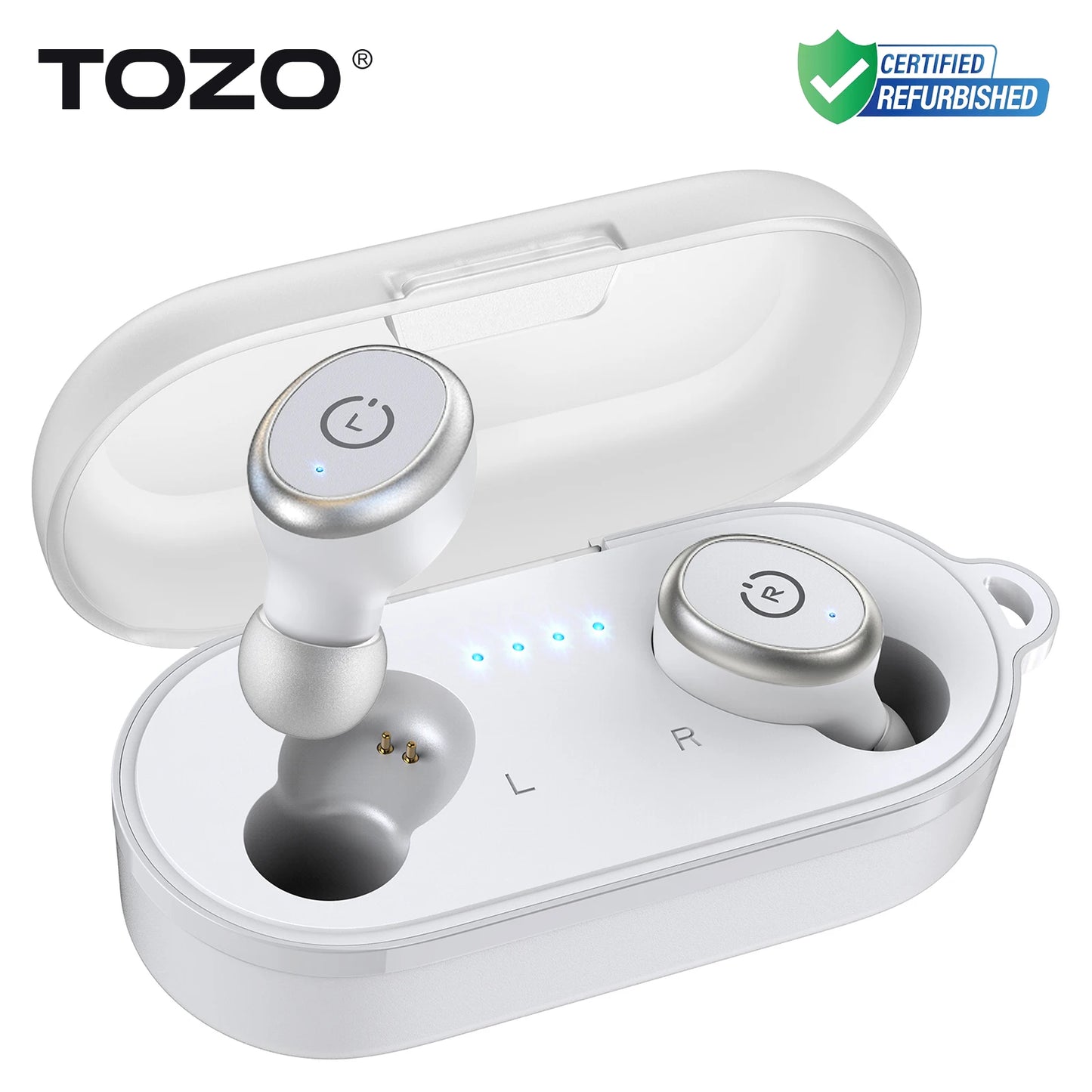 Refurbished TOZO TWS Earbuds AI Translate In Ear Bluetooth 5.3 Earphones with Mic ENC Touch Control  32 Preset EQs Support APP