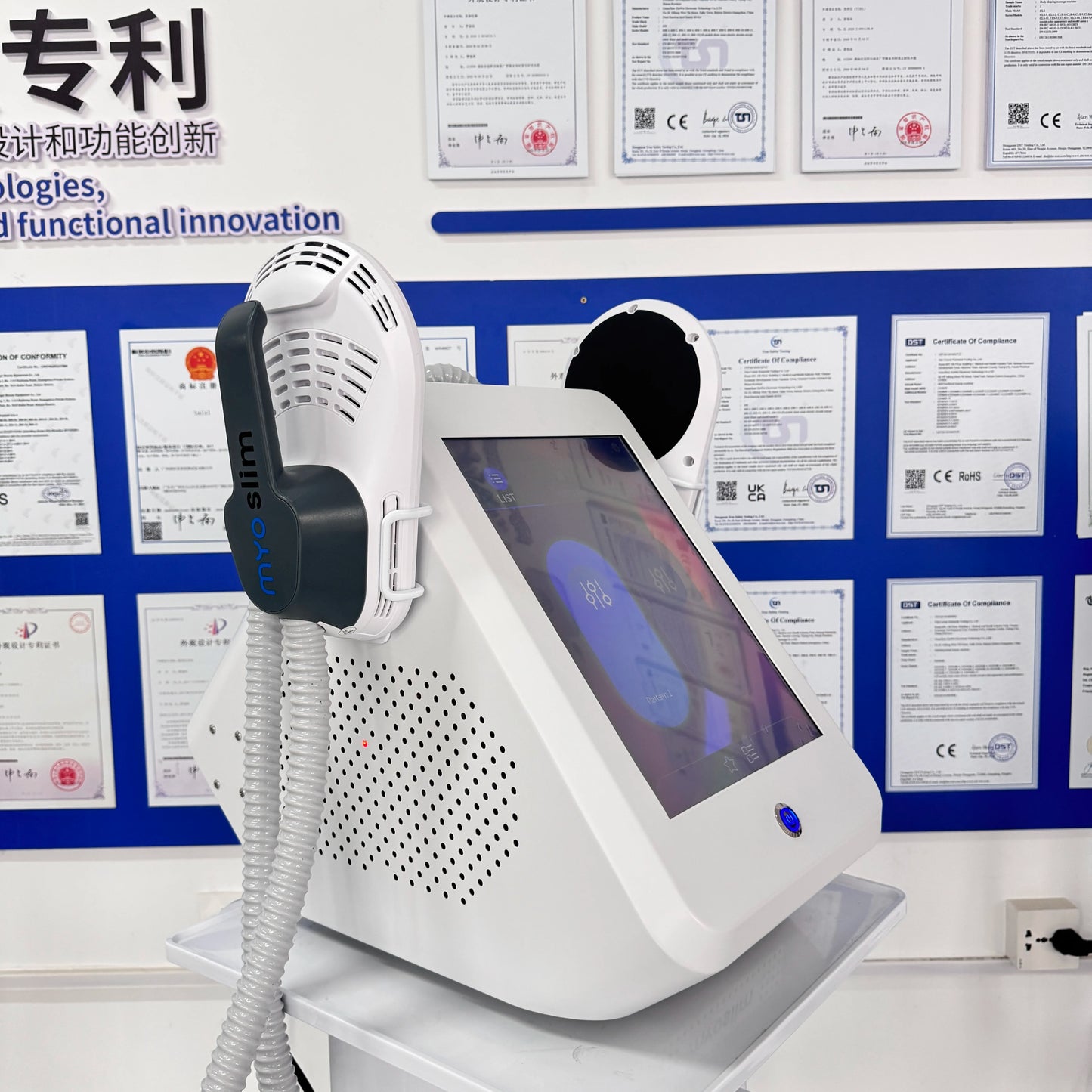 MYoslim 6500W 15Tesla Fat Removal Contouring Muscle Electric Stimulation Ems Body Sculpt Slimming Muslim Sets Machine