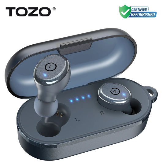 Refurbished TOZO TWS Earbuds AI Translate In Ear Bluetooth 5.3 Earphones with Mic ENC Touch Control  32 Preset EQs Support APP