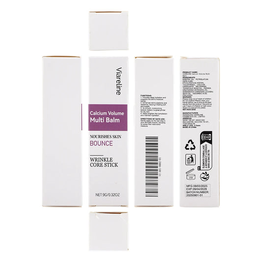 Anti-Aging Calcium Volume Multi Balm Stick Hydrating Firming Skin Soothing Dryness Deep Moisturizing Cream Stick Ship From USA