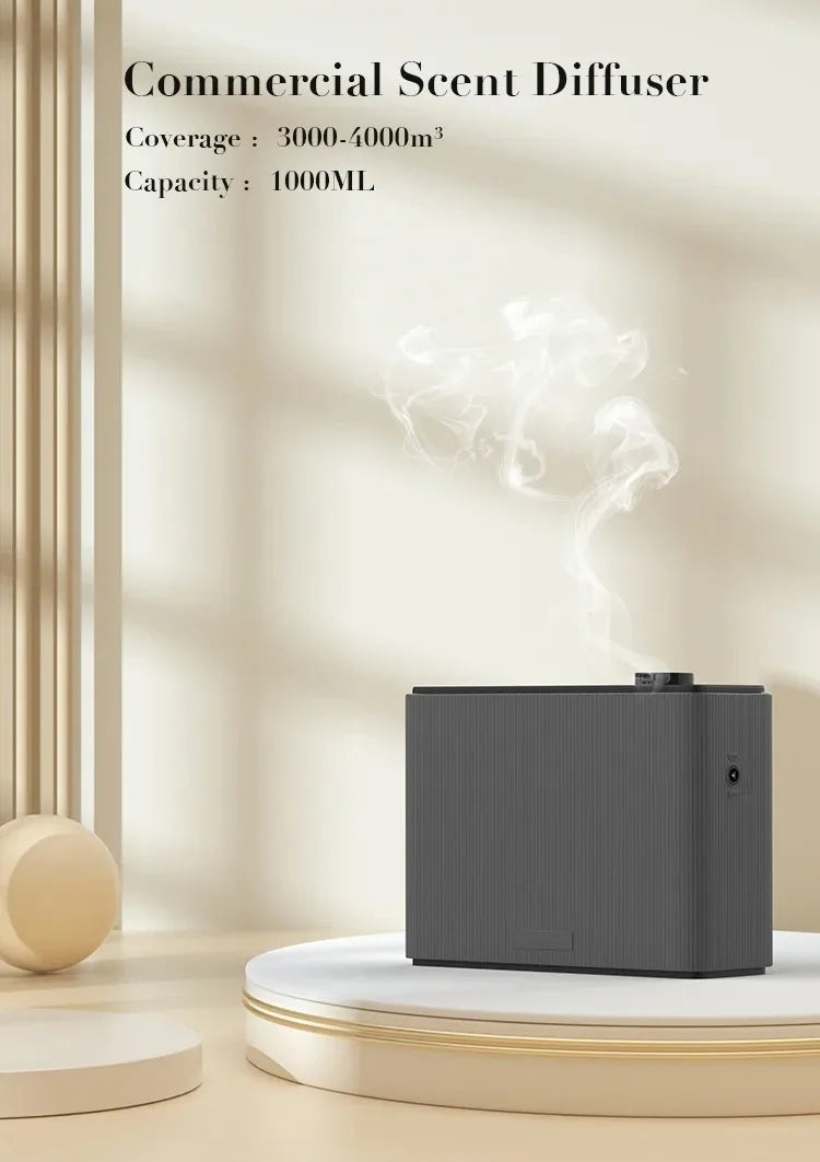 4000m³ Commercial Electric Aroma Diffuser WIFI Bluetooth Air Freshener Fragrance for Home Perfume Essential Oils Flavoring