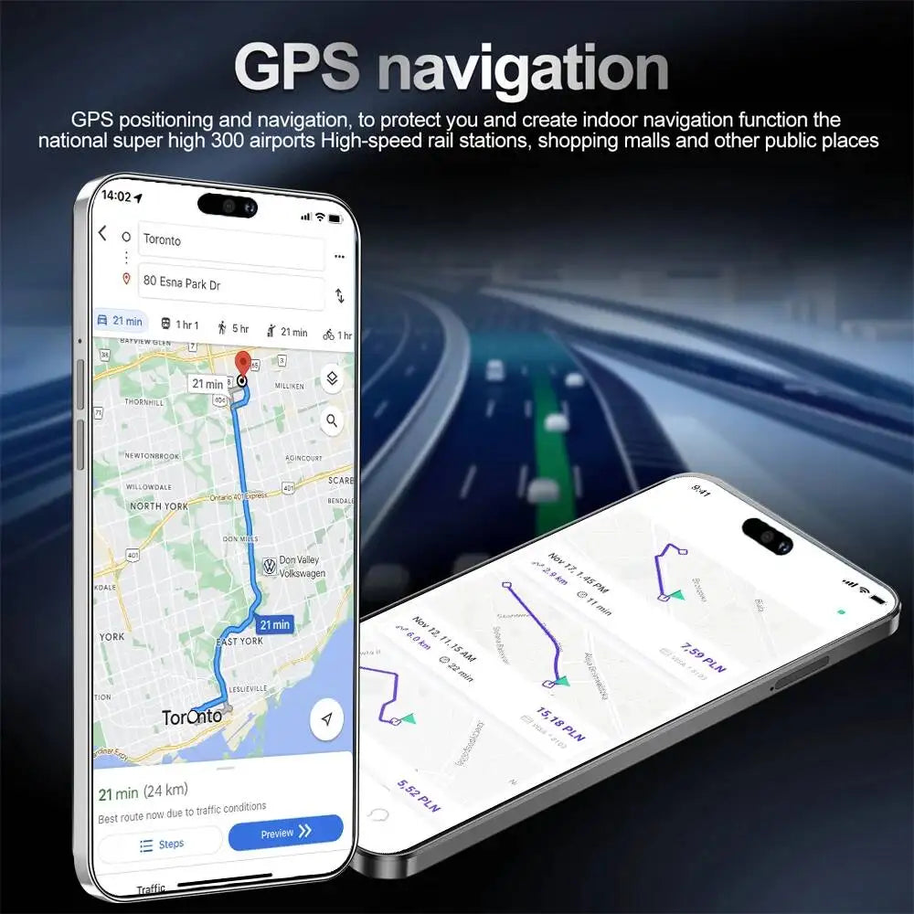 HOT New i17 Pro Max 8000mAh Battery 7.3HD 5G Dual Card Global Edition Original Cheap Smart Android Facial Recognition Function
