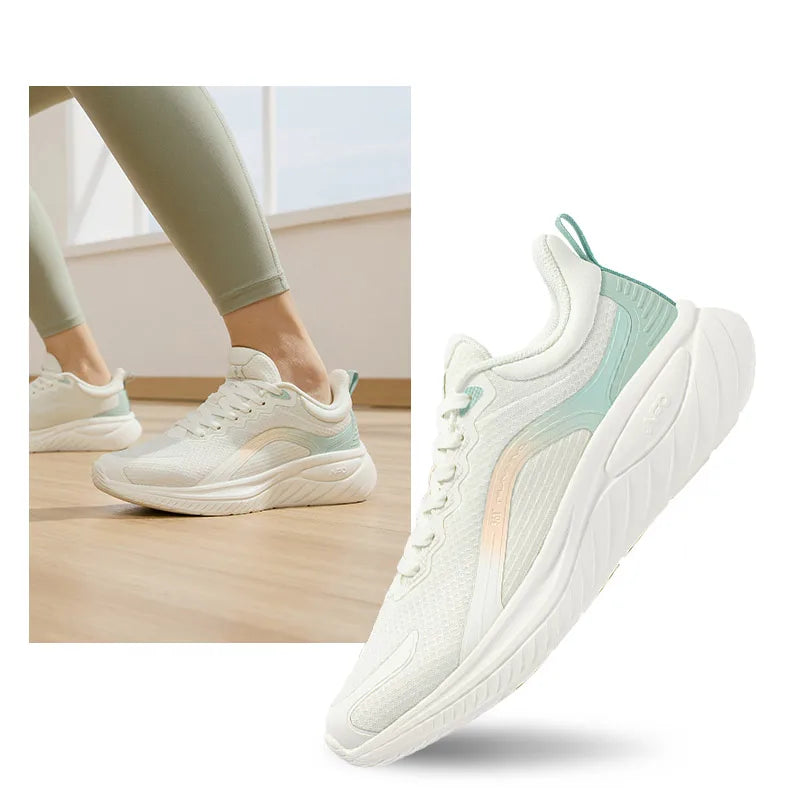 361 Degrees Running Shoes Women SoftFlow 3.0 Spring Cushioning Waterproof Supportive Wear-resistant Women Sneakers 682412242