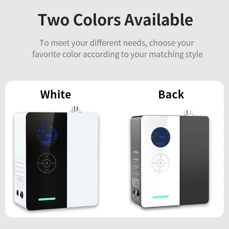 500m³ Hotel Aroma Essential Oil Diffuser Multi Segment Timing Air Freshener Room Fragrance Office Perfume Purifier Scent Machine
