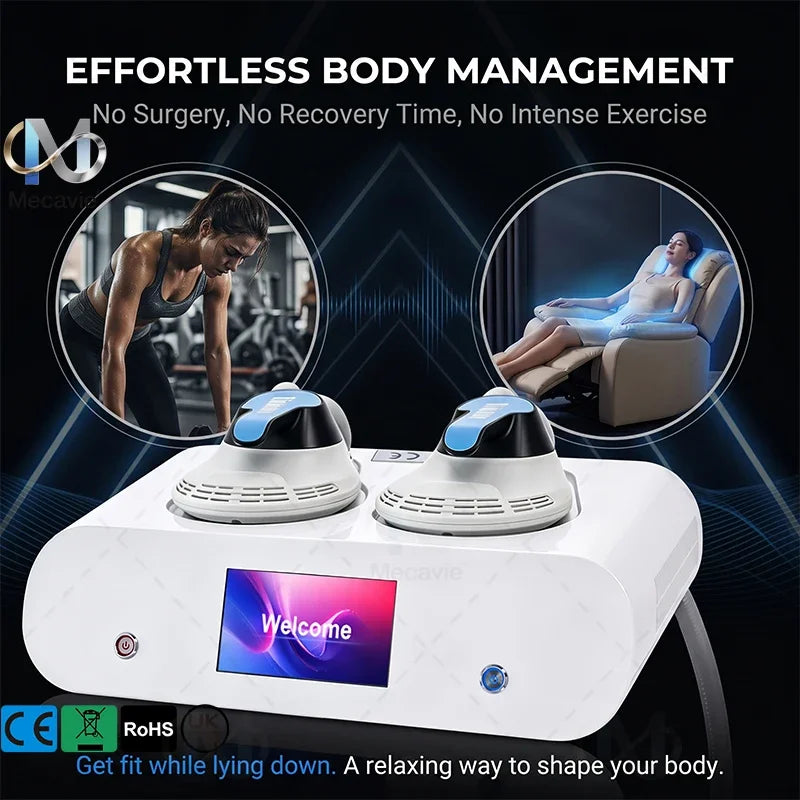 Non-invasive EMS Professional Body Shaping Machine 200Hz 15T Muscle Stimulation Fat Burning Slimming Tool for Home Use Choose