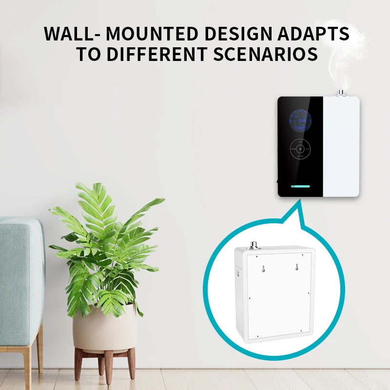 500m³ Hotel Aroma Essential Oil Diffuser Multi Segment Timing Air Freshener Room Fragrance Office Perfume Purifier Scent Machine