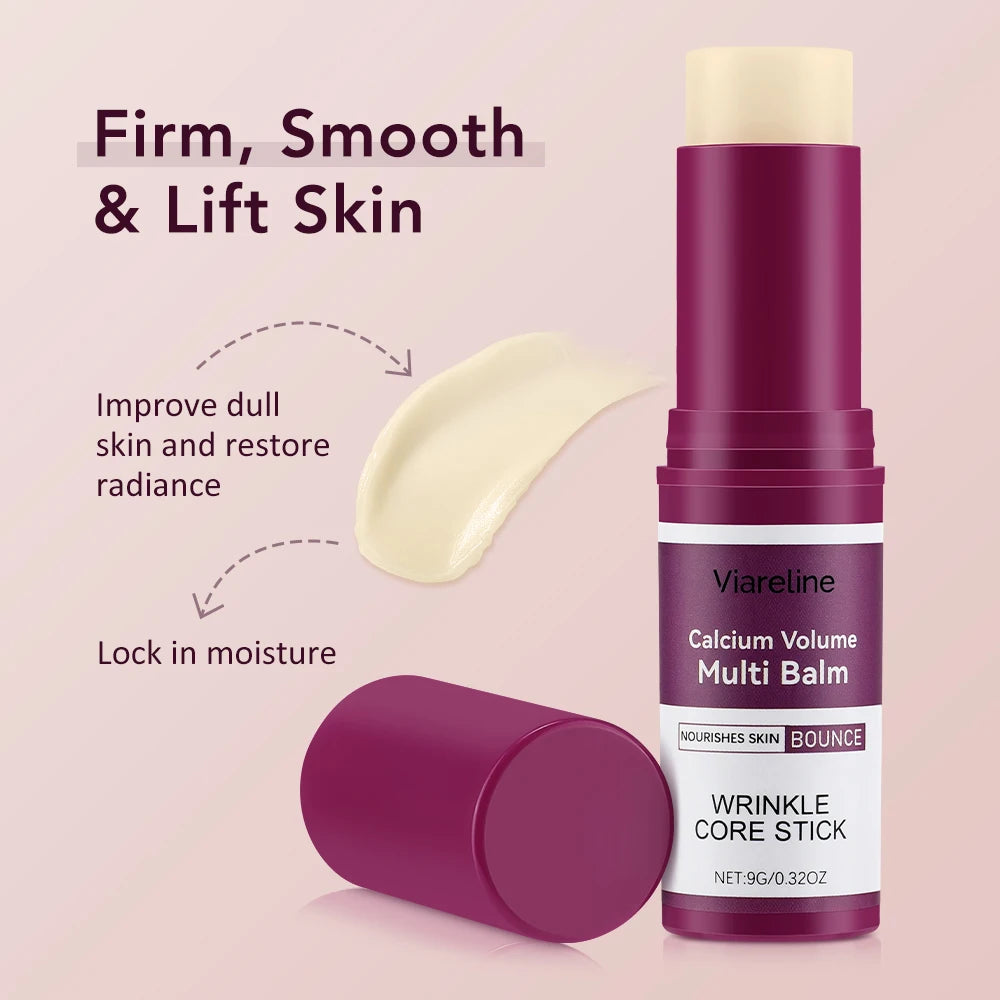 Anti-Aging Calcium Volume Multi Balm Stick Hydrating Firming Skin Soothing Dryness Deep Moisturizing Cream Stick Ship From USA
