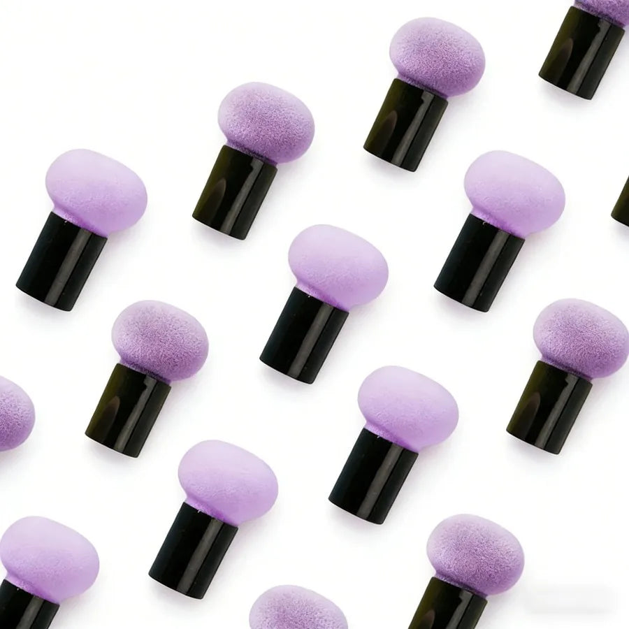 Mushroom Foundation Sponge Set 4PCS Dry & Wet Dual-Use Beauty Puffs Powder Blending Makeup Tool