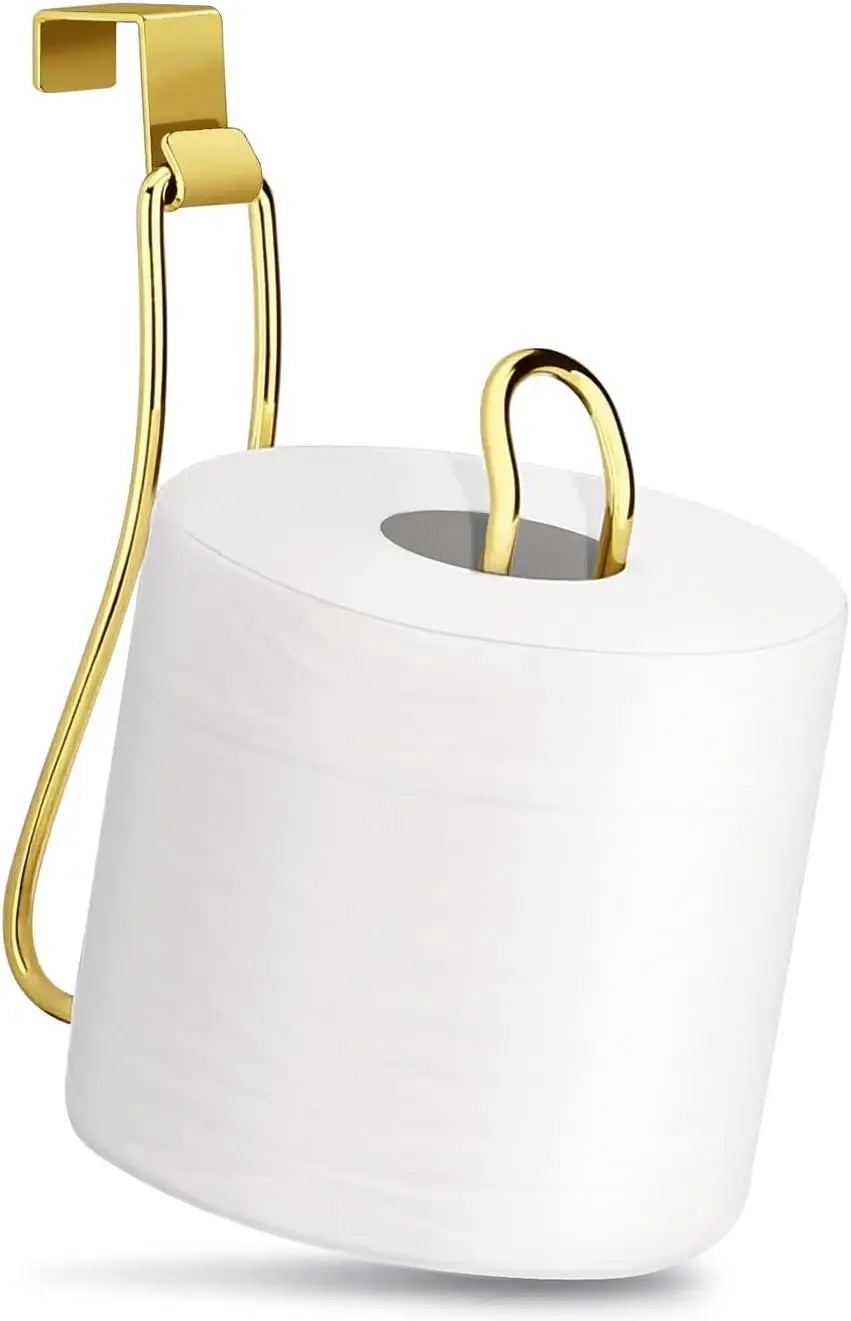 Space-Saving Toilet Paper Holder, Over the Tank Storage, Easy Install, Chrome
