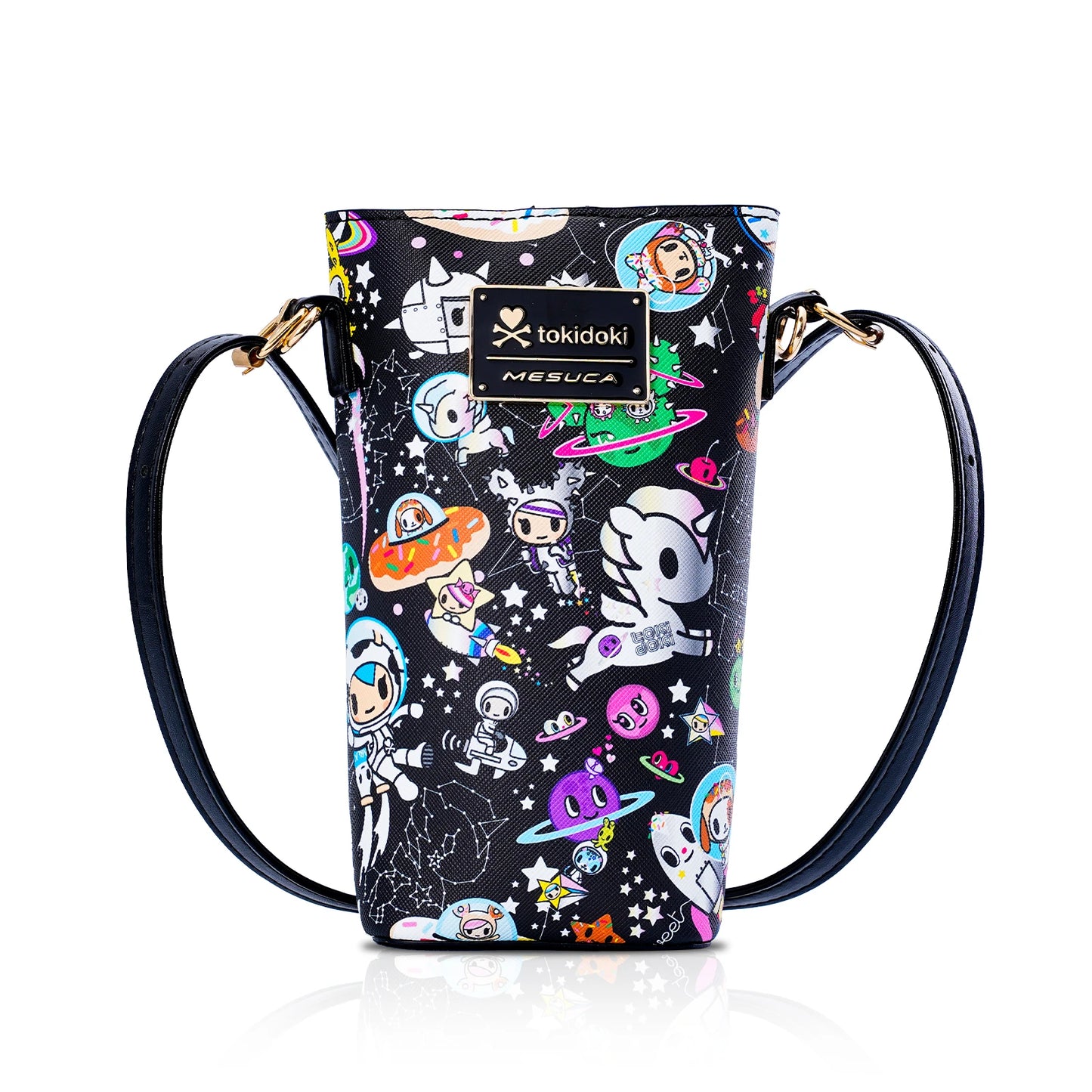 Tokidoki Official Licensed PU Leather Crossbody Bag with Adjustable Strap Unicorno Phone Bag Shoulder Bag Coin Purses for Women