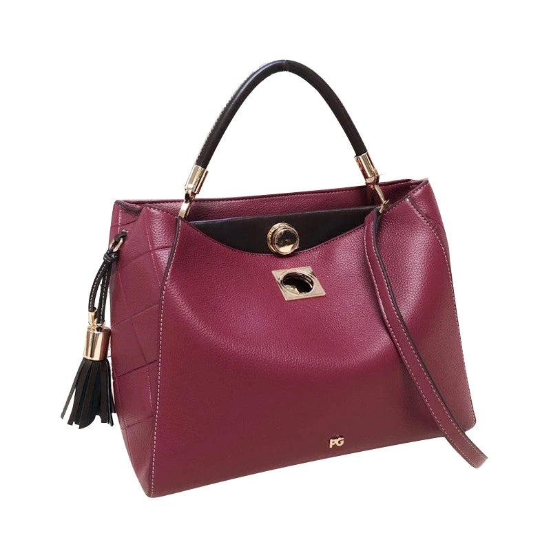 PG Designer Women's Tote Bag Cutout Metal Design Women's Tote Bag Luxury High Quality Fashion Niche Brand Women's Handbag