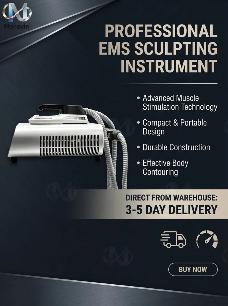 Non-invasive EMS Professional Body Shaping Machine 200Hz 15T Muscle Stimulation Fat Burning Slimming Tool for Home Use Choose