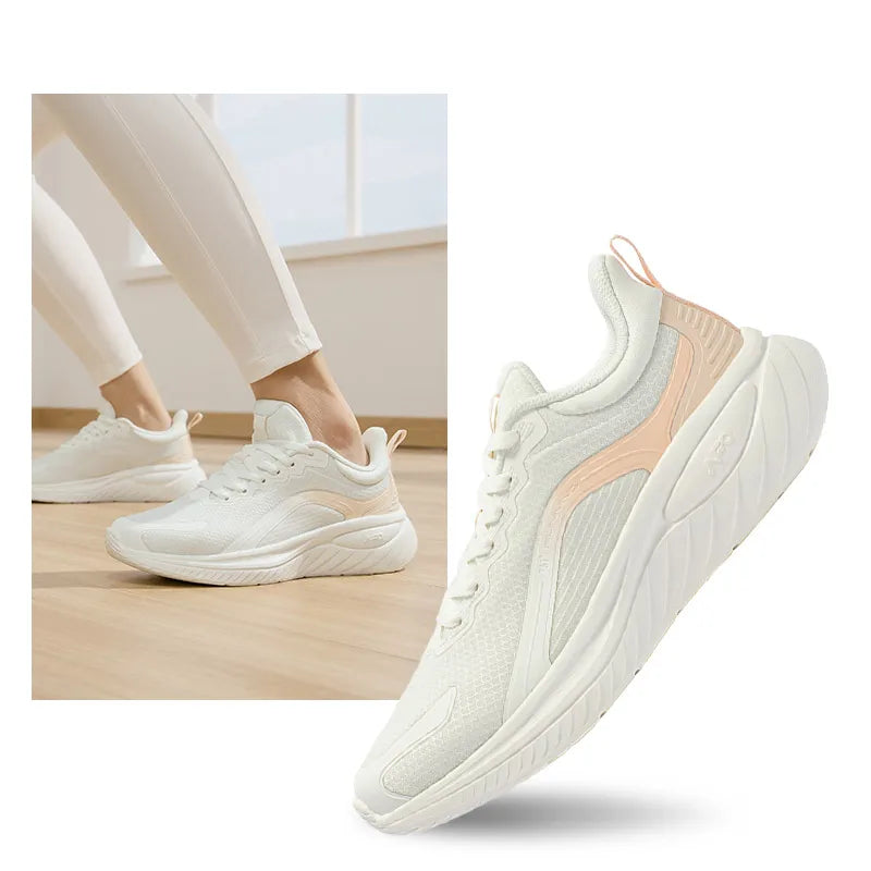 361 Degrees Running Shoes Women SoftFlow 3.0 Spring Cushioning Waterproof Supportive Wear-resistant Women Sneakers 682412242