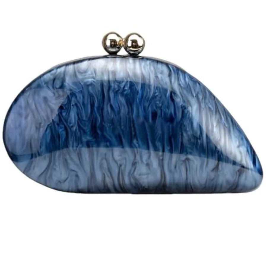 Acrylic Shell Handbag Removable Chain Crossbody Shoulder Evening Bag Clutch Purse for Women Formal Wedding Party Prom
