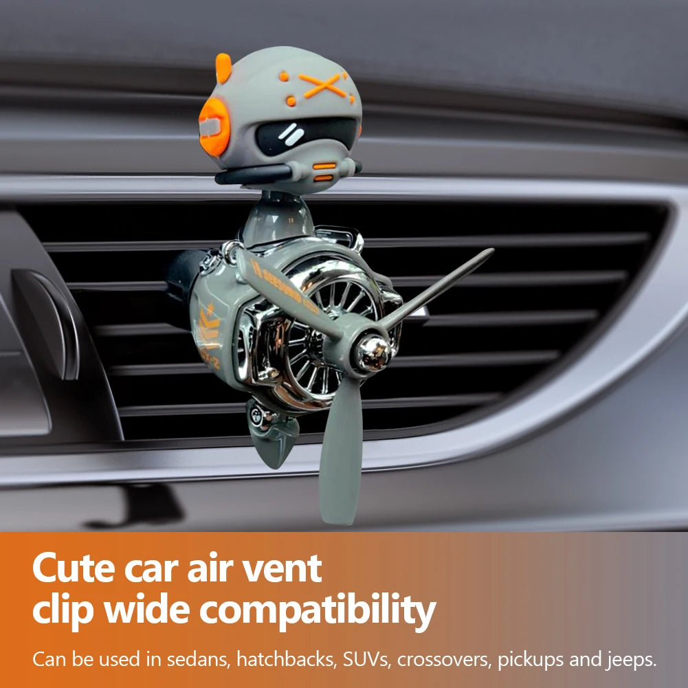Airplane Pilot Car Fresheners Vent Clip Air Outlet Aromatherapy Ornament Aroma Car Diffuser Gifts for Him Her Friends Families