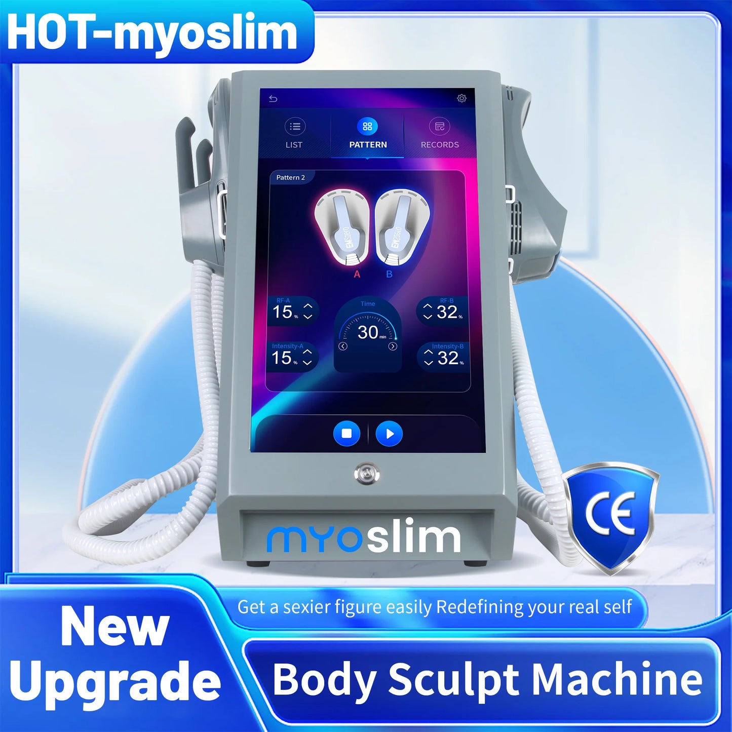 Professional EMSZERO Sculpting NEO RF Machine EMS Body Slimming HI-EMT PRO Muscle Stimulation Fat Removal
