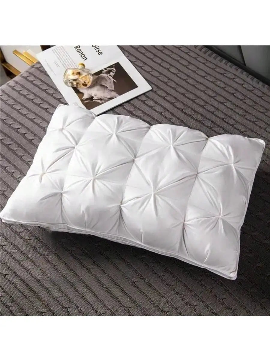 Queen Pillows Set of 2, Down Alternative Microfiber Filled Bed Pillows for Side, Stomach and Back Sleepers, Mother’s Day Gift