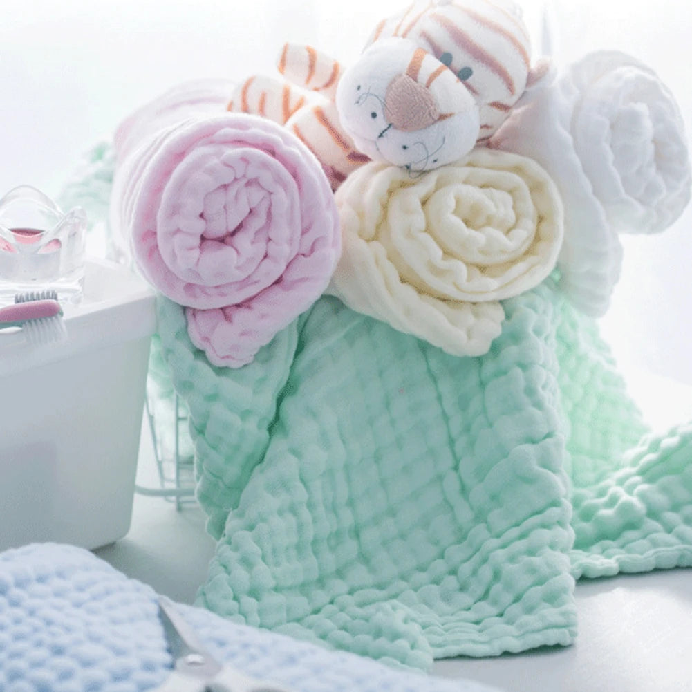 Pure Cotton Absorbent Bath Towel White Gauze Towel 70cm* 140cm Super Absorption Towel