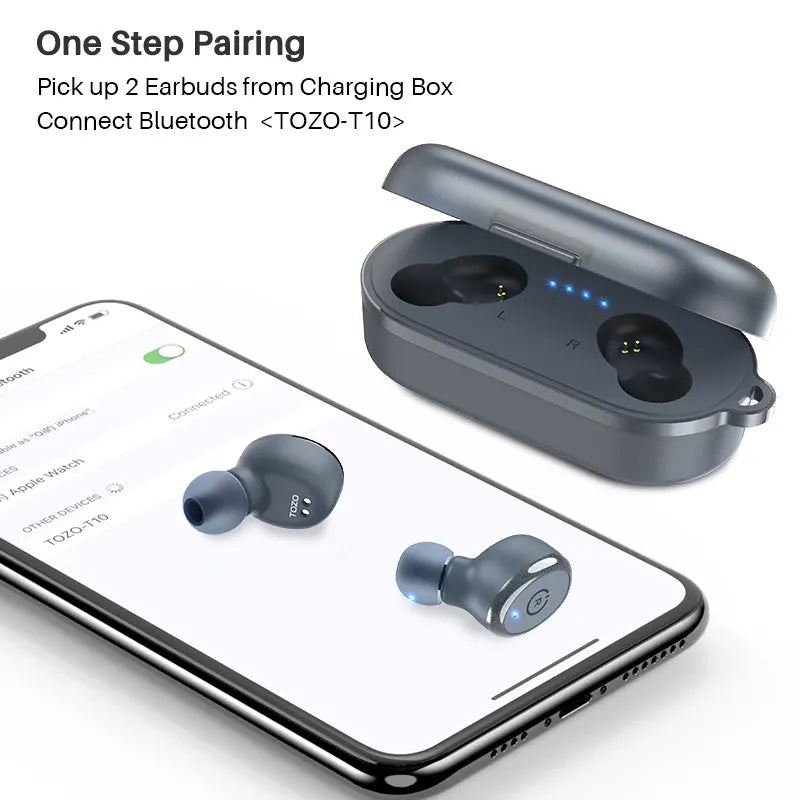 Refurbished TOZO TWS Earbuds AI Translate In Ear Bluetooth 5.3 Earphones with Mic ENC Touch Control  32 Preset EQs Support APP