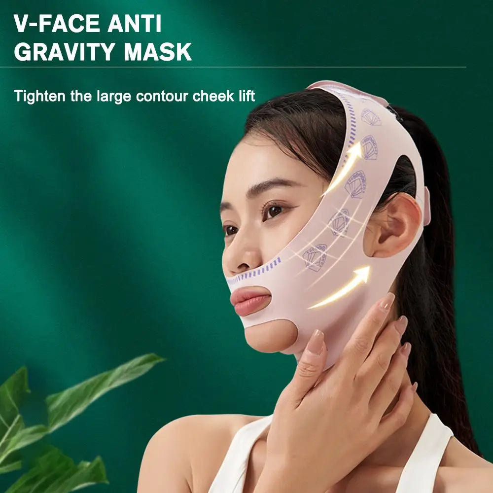 Reusable Face Slimming Bandage V Line Face Shaper Women Chin Cheek Lift Up Belt Facial Massage Strap Face Skin Care Beauty Tools