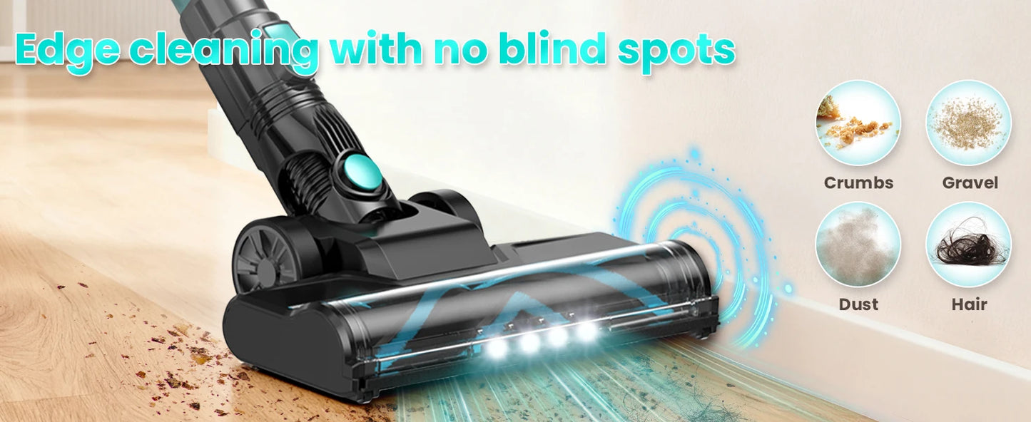 Vastorm N3T Cordless Vacuum Cleaner 20Kpa Ultra Lightweight 6 in 1 Stick Vacuum Up to 40min Runtime for Home Pet Hair Hard Floor