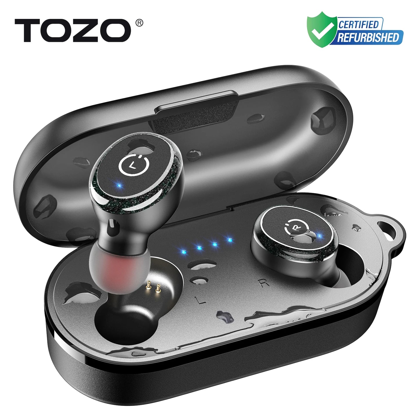 Refurbished TOZO TWS Earbuds AI Translate In Ear Bluetooth 5.3 Earphones with Mic ENC Touch Control  32 Preset EQs Support APP