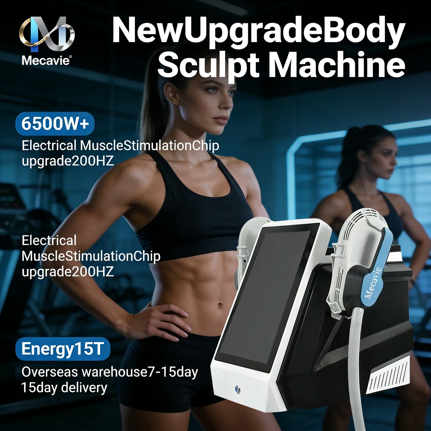 Fat Removal Neo Portable Electromagnetic Body Slimming Muscle Stimulate Body Slimming Build Muscle EMS Machine Mecavie