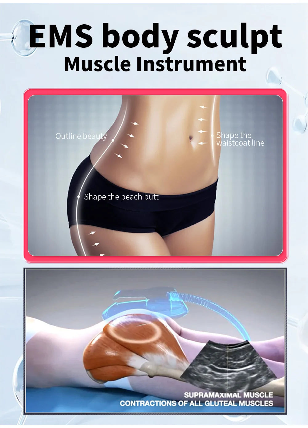 Fat Removal Neo Portable Electromagnetic Body Slimming Muscle Stimulate Body Slimming Build Muscle EMS Machine Mecavie