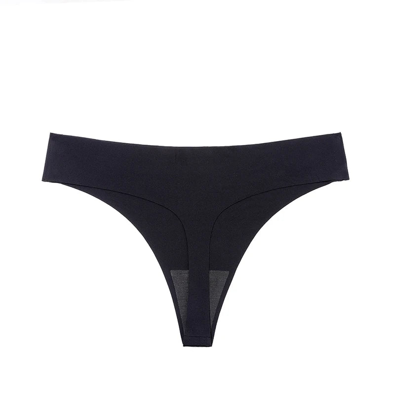 10PCS/Set Women's Panties Black Female Thongs Sexy Lingerie Breathable Underwear Sports Comfortable G-Strings Seamles Panty