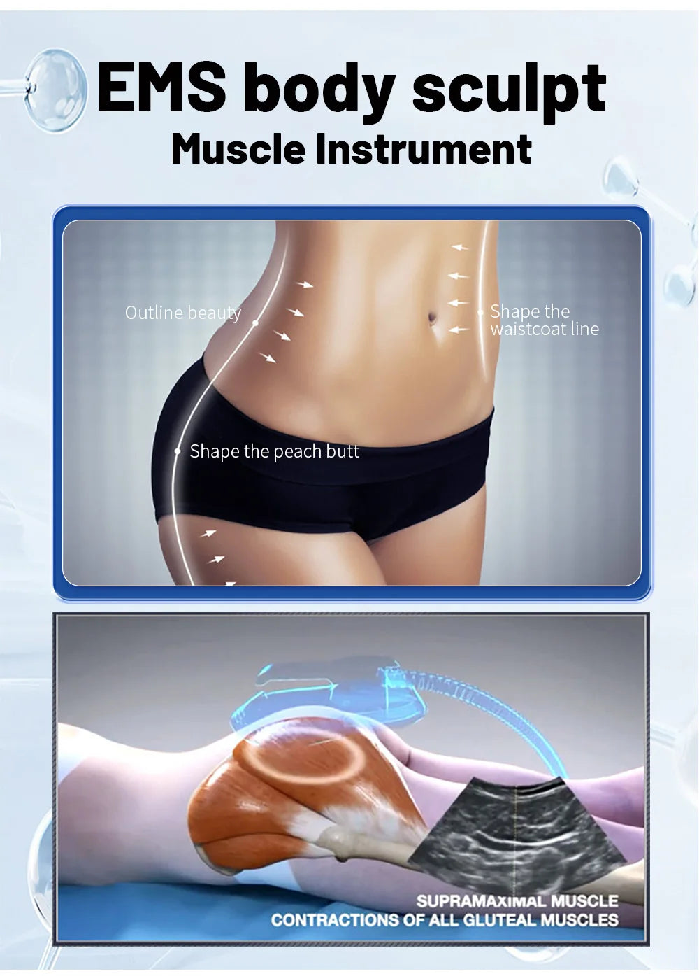 MYOslim Professional 6500W  EMSzero RF Body Slimming Sculpting Machine Muscle Building Fat Burning Equipped with pelvic cushion