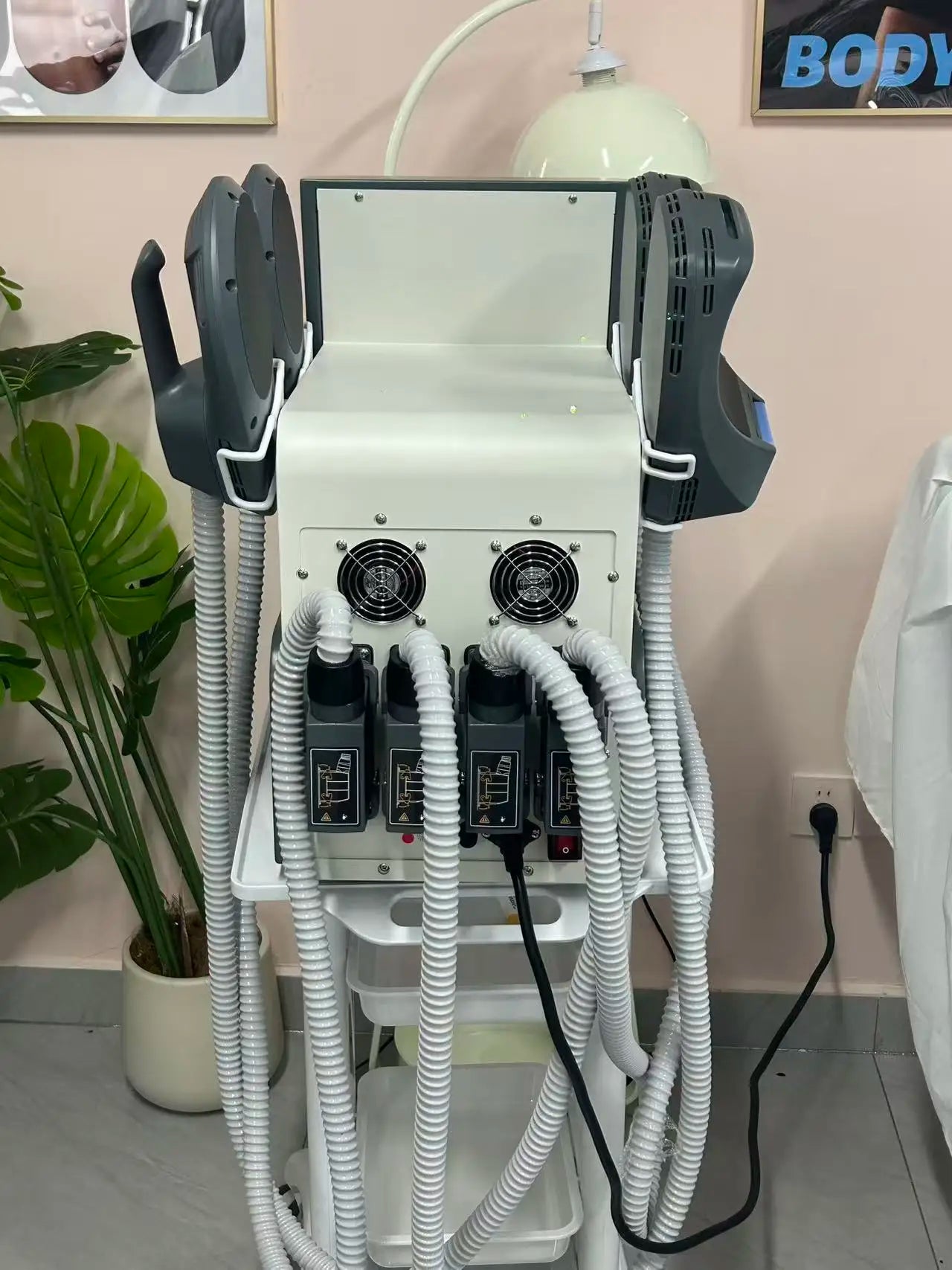New Myoslim Body Sculpt Machine Sculpting Electromagnetic Stimulate Body Slimming Machines Muscle Build