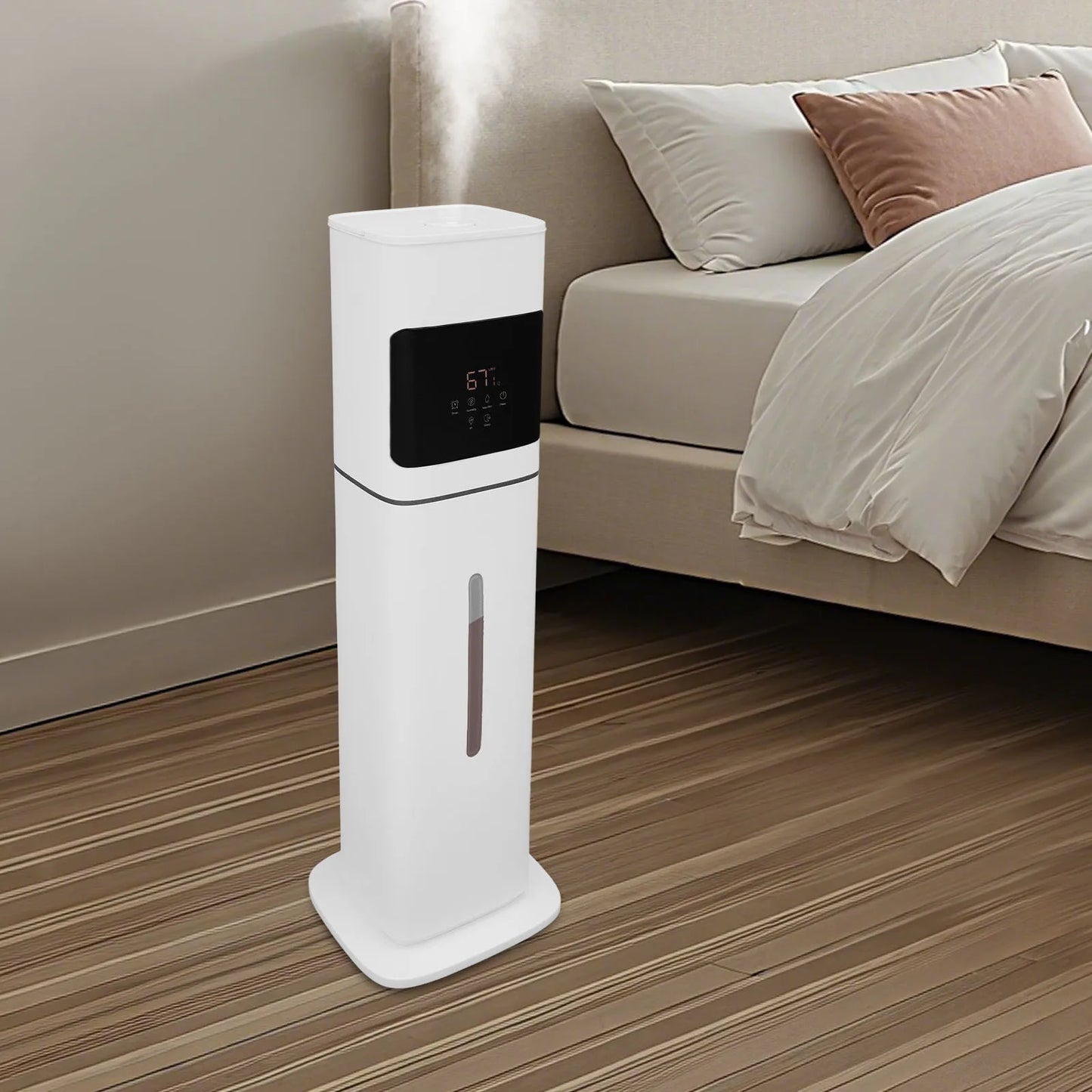 8L/2.11Gal Smart Humidifier with Remote Control Humidifier for Bedroom Large Room 3 Mist Modes for Home Office Plant