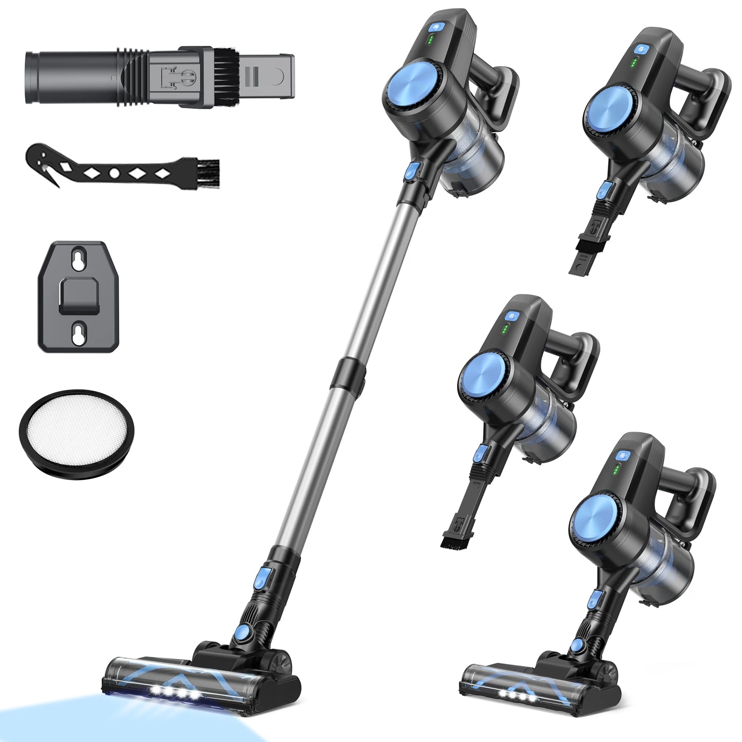 Vastorm N3T Cordless Vacuum Cleaner 20Kpa Ultra Lightweight 6 in 1 Stick Vacuum Up to 40min Runtime for Home Pet Hair Hard Floor